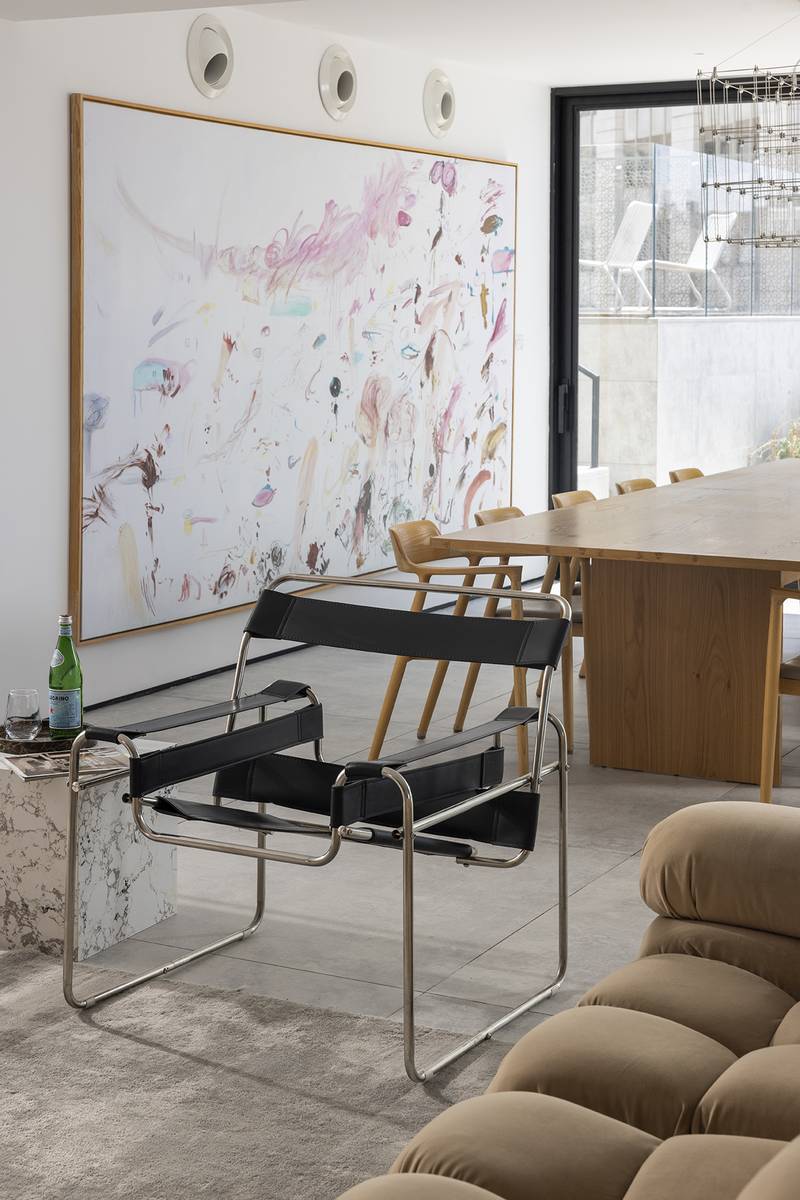 Reception salon and gourmet kitchen at Aura Penthouse Jerusalem – photo 21